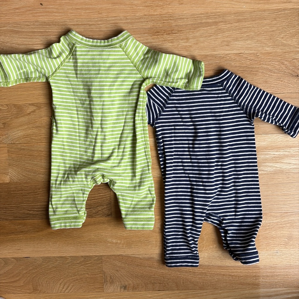 HANNA ANDERSSON | SET OF 2, STRIPED ONESIE - Picture 4 of 4